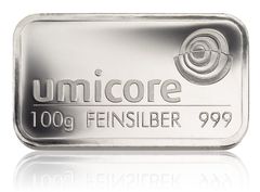 Srebrna palica Umicore 100 g